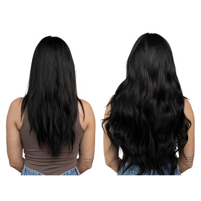 Handtied Wefts Hair Extension #1 Jet Black