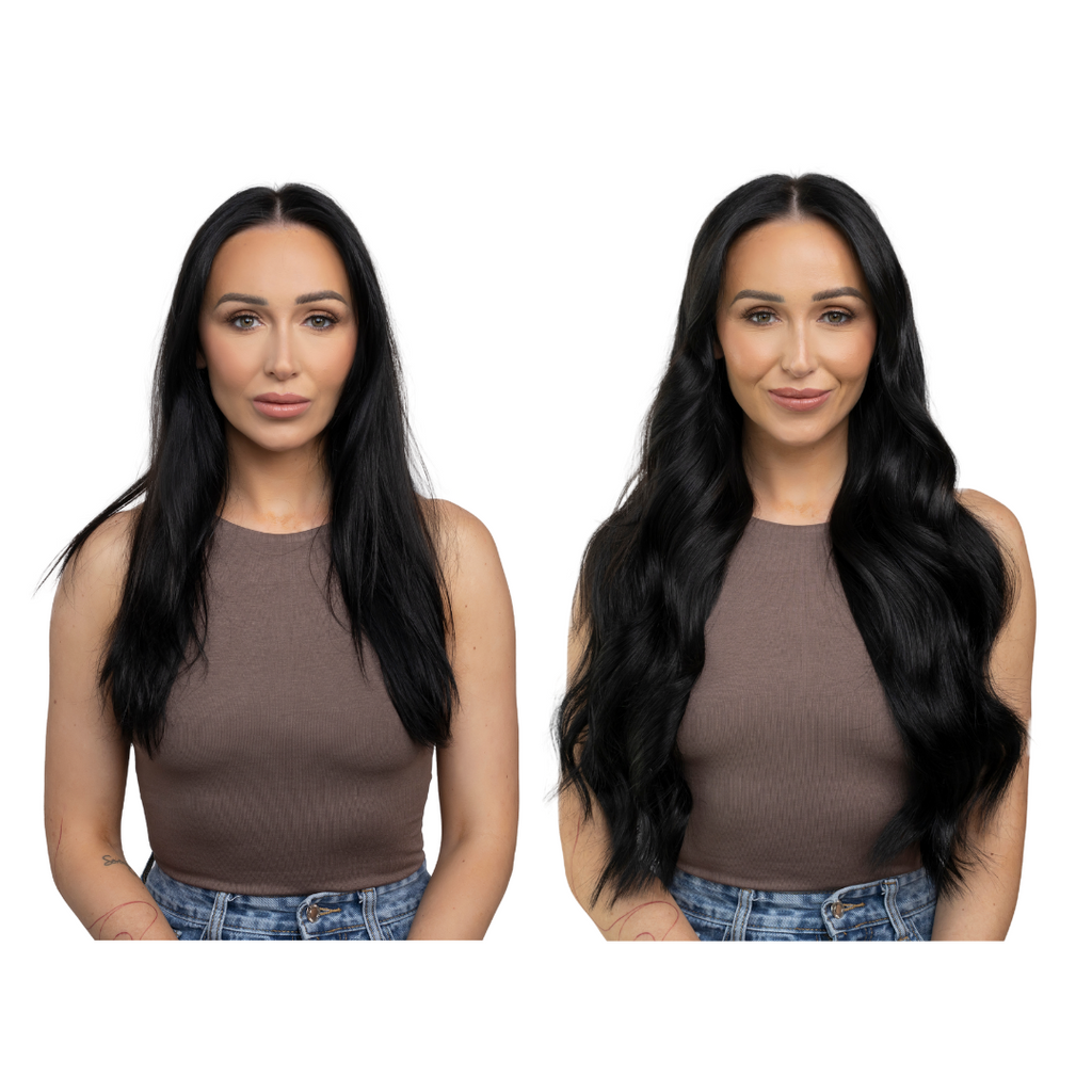 Handtied Wefts Hair Extension #1 Jet Black