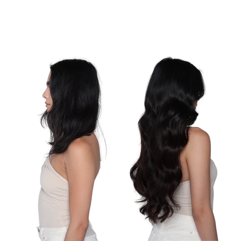 Handtied Wefts Hair Extension #1b