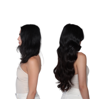 Handtied Wefts Hair Extension #1b