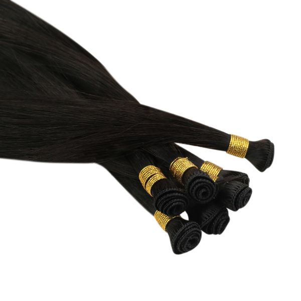 Handtied Wefts Hair Extension #1b