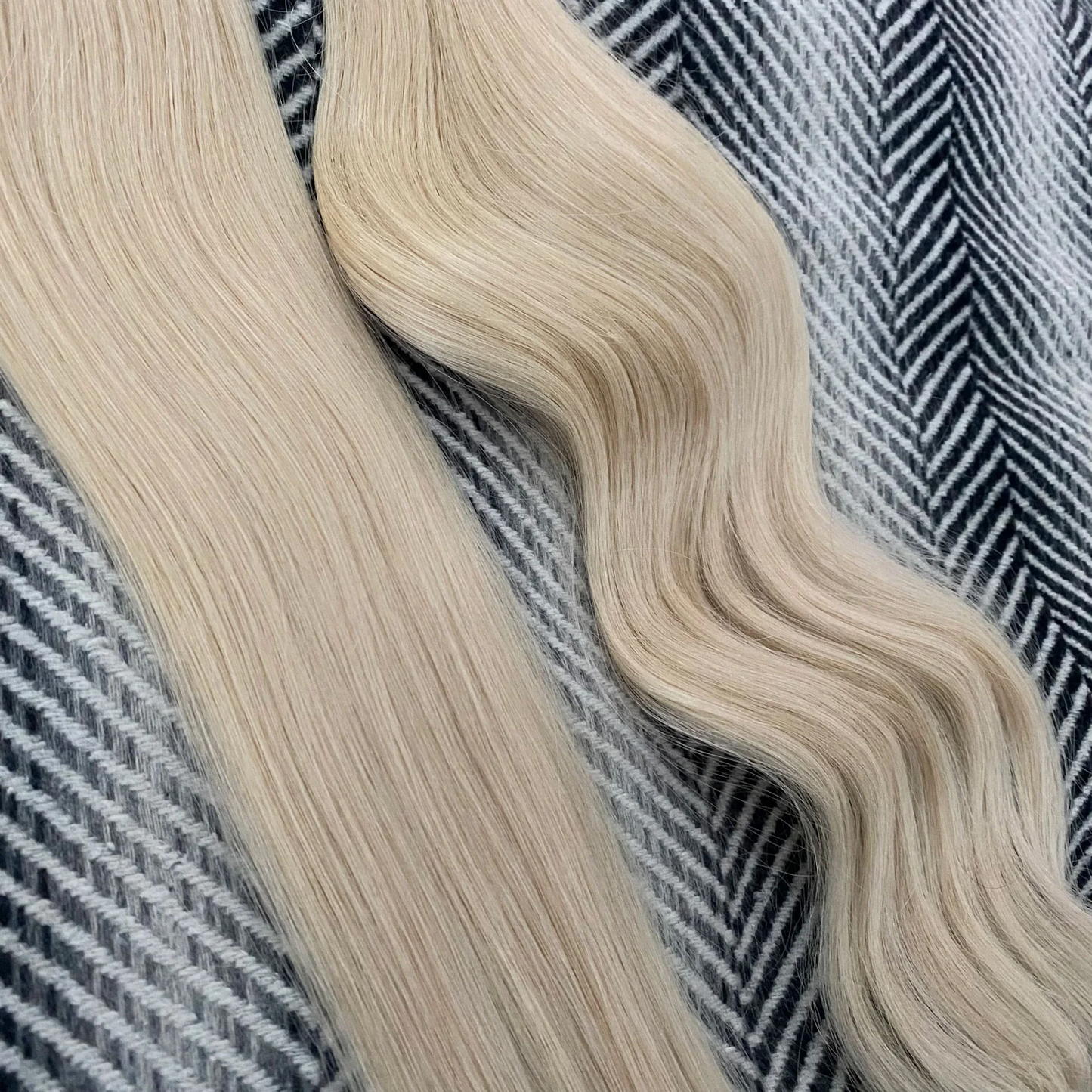 Flat Tip Hair Extension #1001 Pearl Blonde