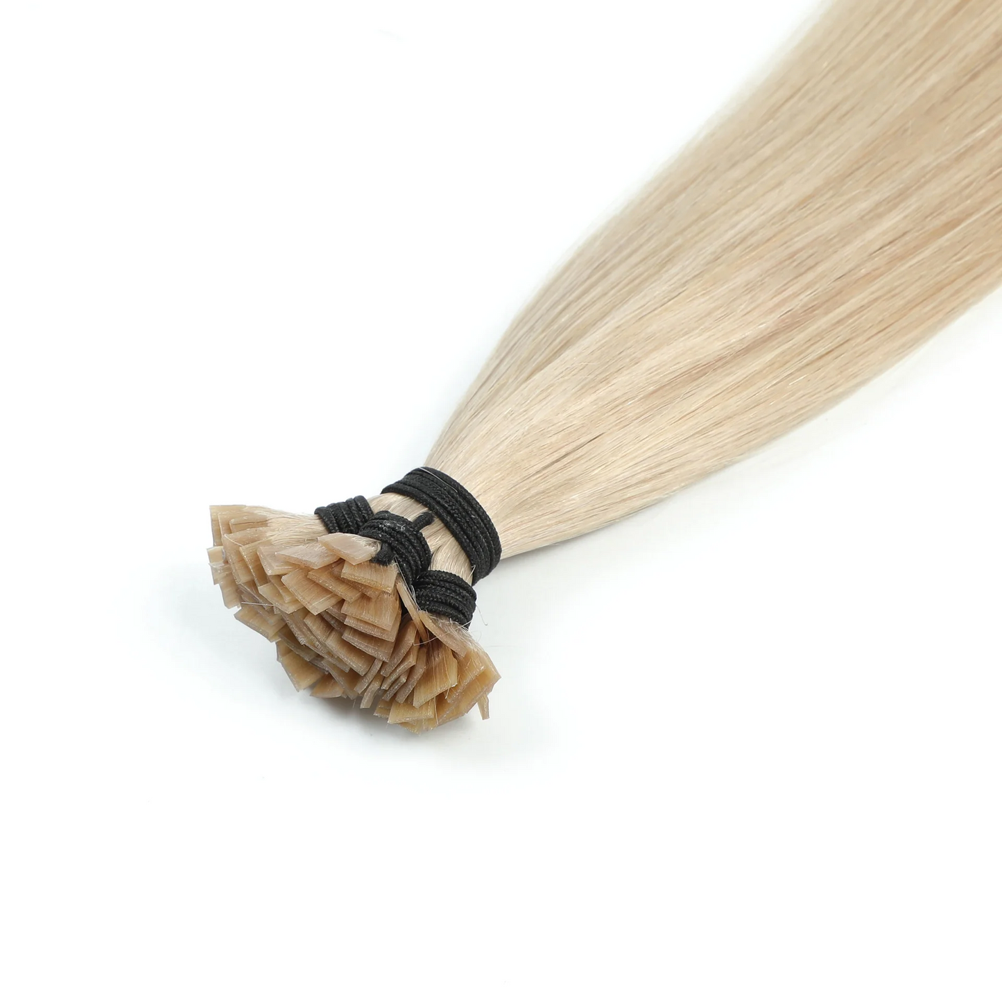 Flat Tip Hair Extension #18a Ash Blonde