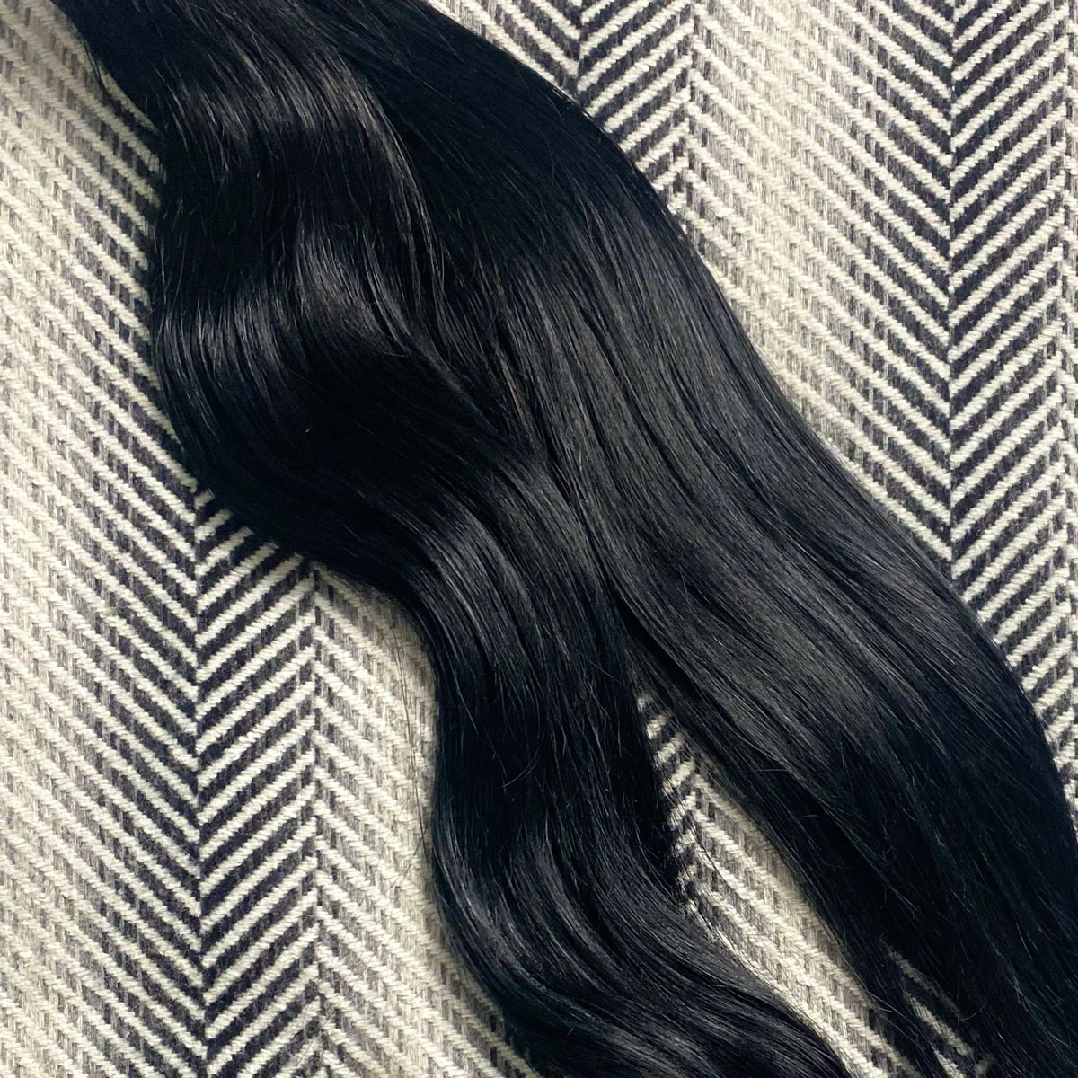 Flat Tip Hair Extension #1 Jet Black