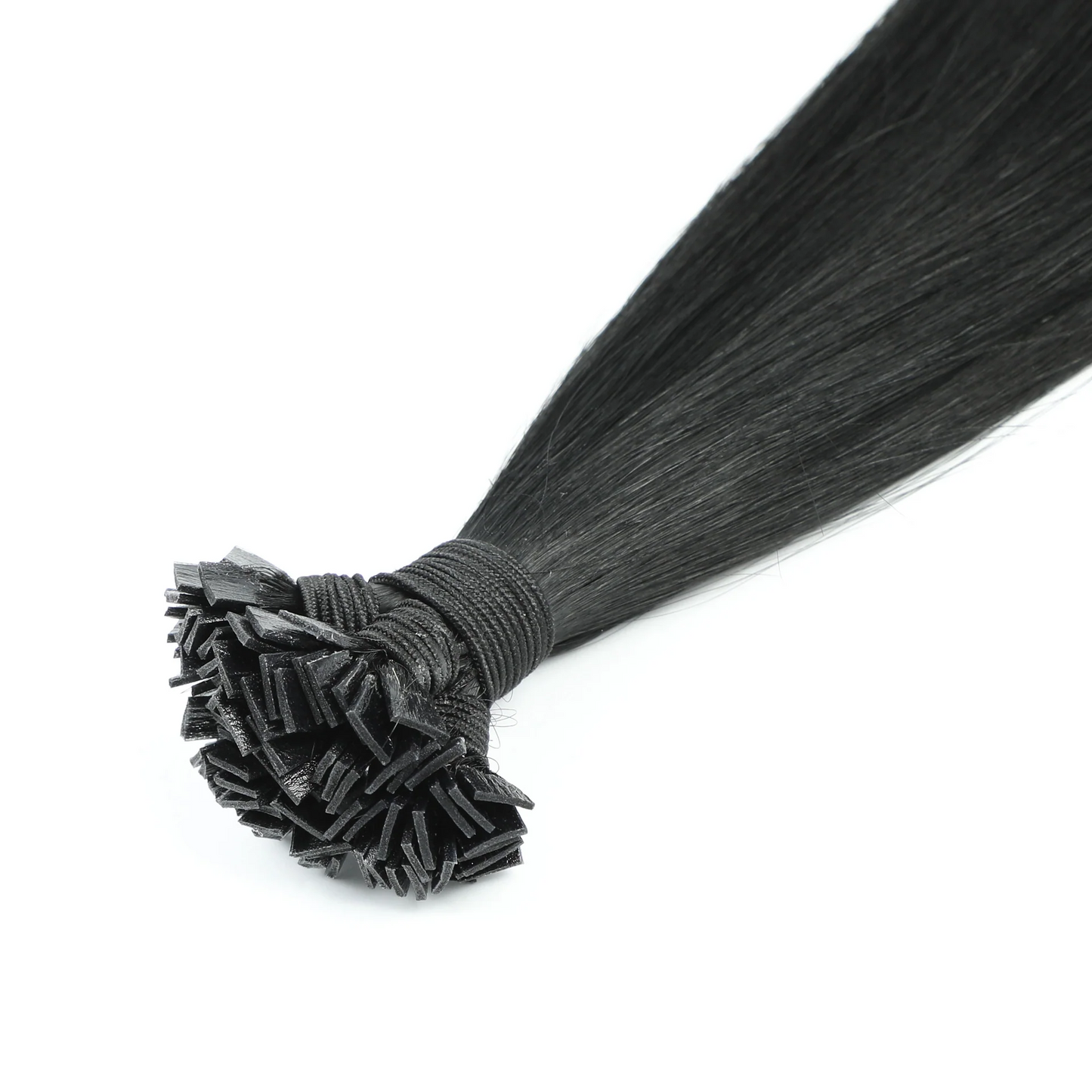 Flat Tip Hair Extension #1 Jet Black