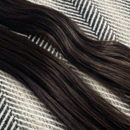 Flat Tip Hair Extension #1b Natural Black