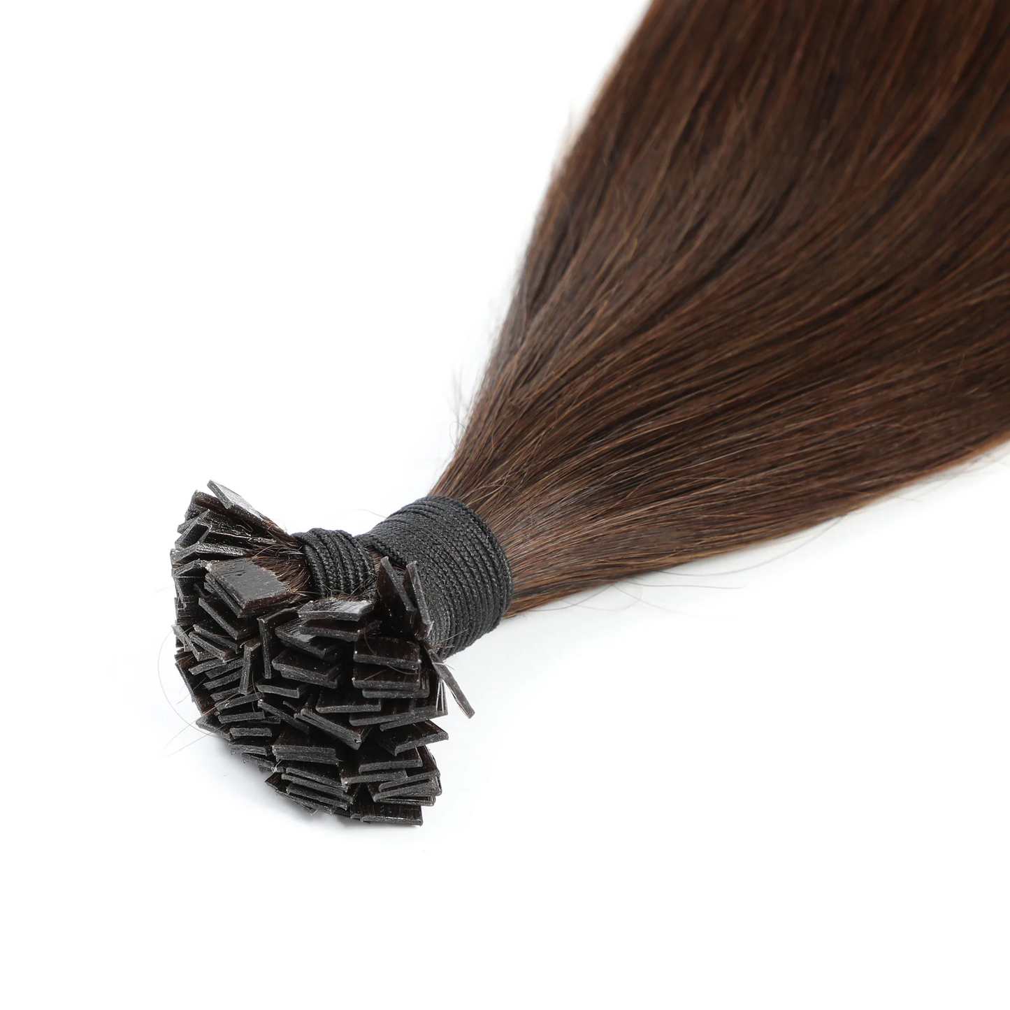 Flat Tip Hair Extension #2 Dark Brown