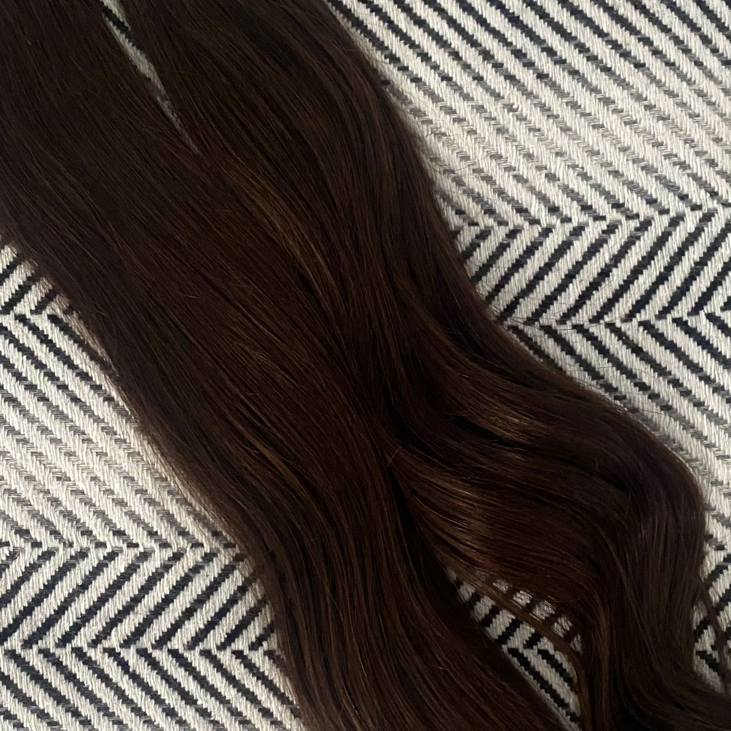 Flat Tip Hair Extension #2 Dark Brown