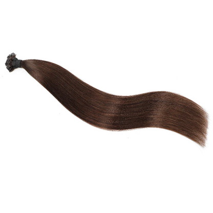 Flat Tip Hair Extension #2 Dark Brown