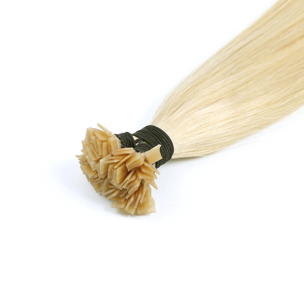 Flat Tip Hair Extension #60 Platinum Blonde