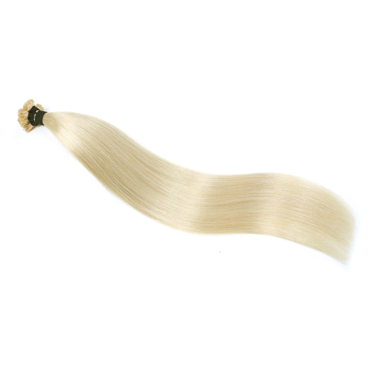 Flat Tip Hair Extension #60 Platinum Blonde