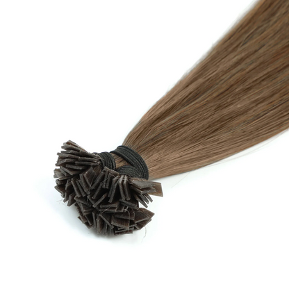 Flat Tip Hair Extension #6 Medium Brown