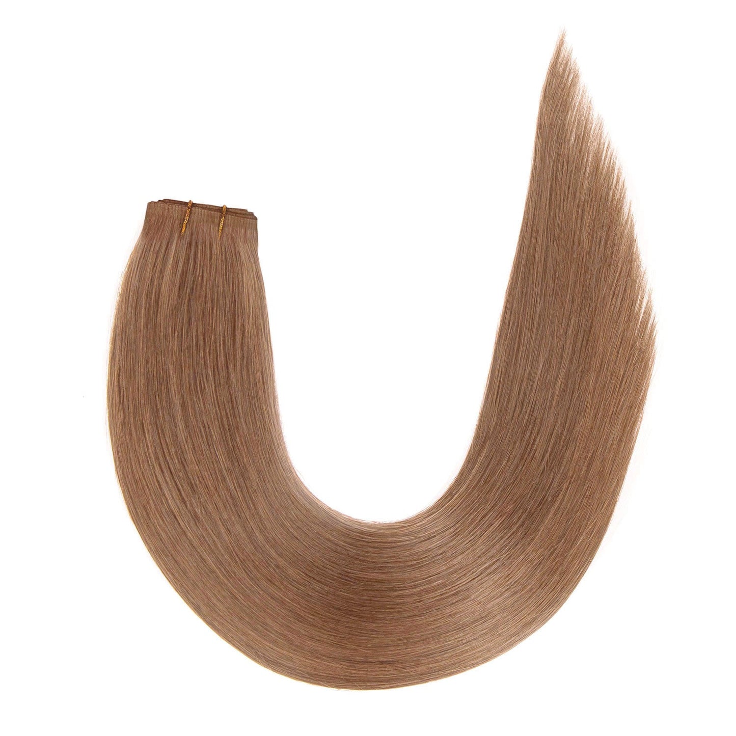 Flat Weft Hair Extensions #10 Caramel