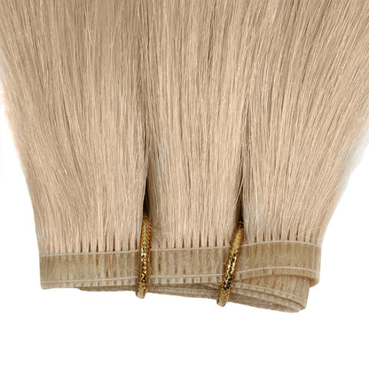 Flat Weft Hair Extensions - #18a Ash Blonde