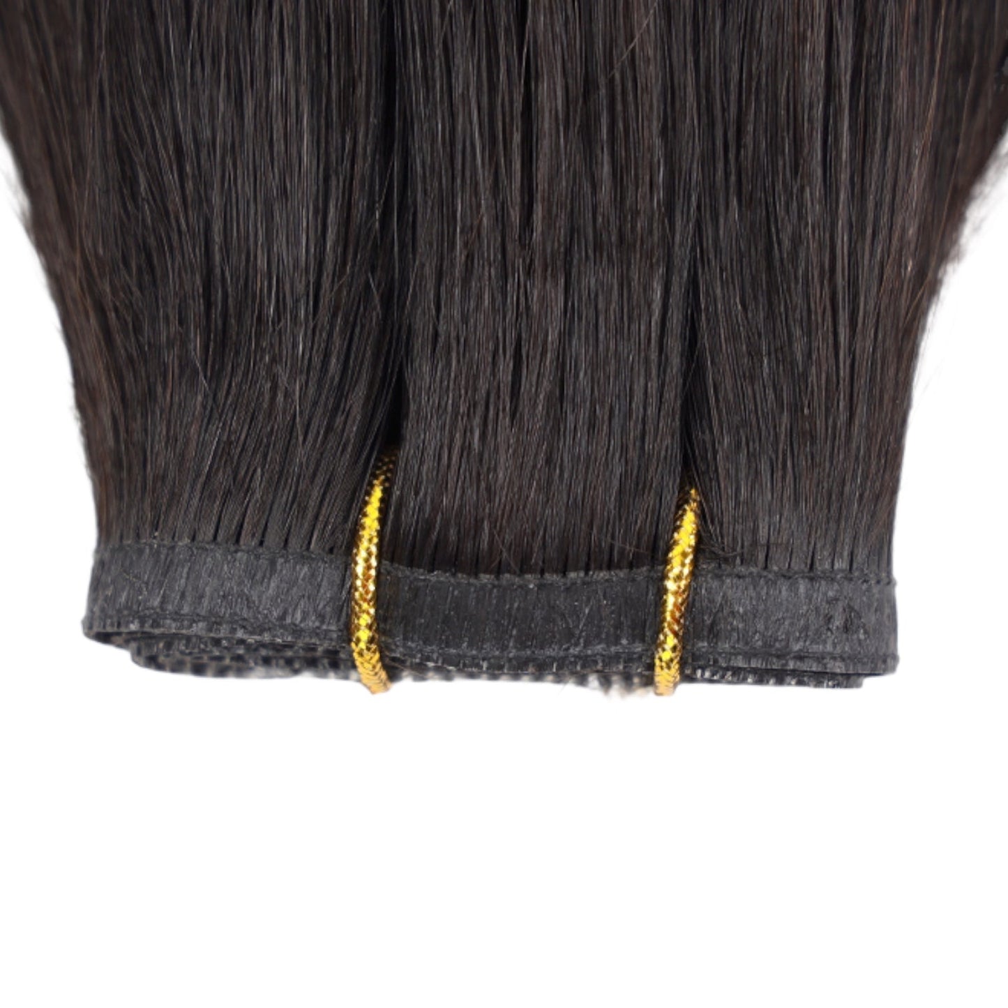 Flat Weft Hair Extensions #1b Natural Black