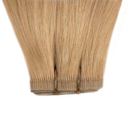 Flat Weft Hair Extensions - #27 Bronzed Blonde