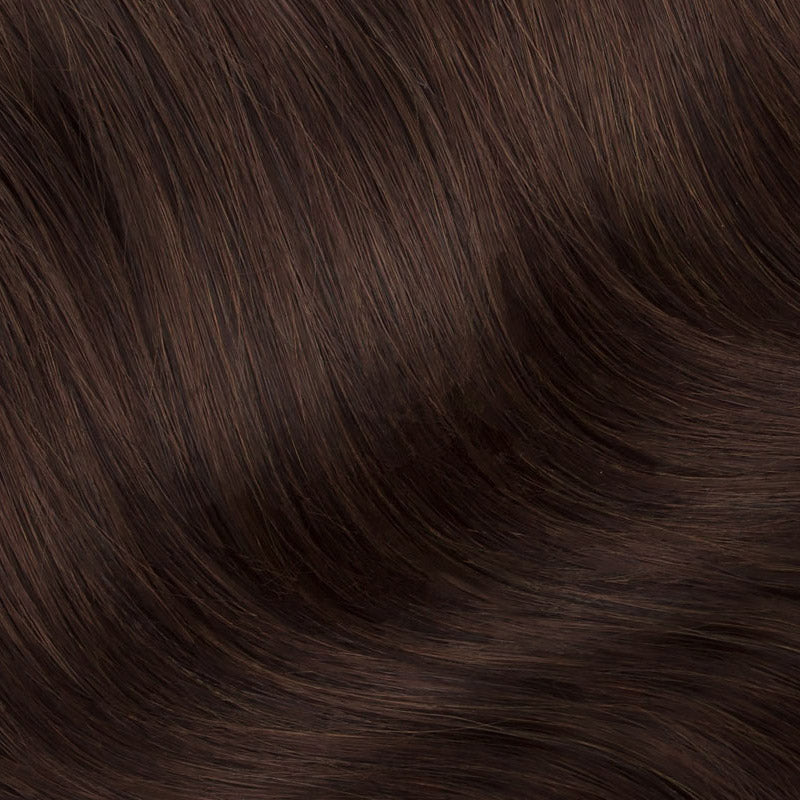 Flat Weft Hair Extensions #2 Dark Brown