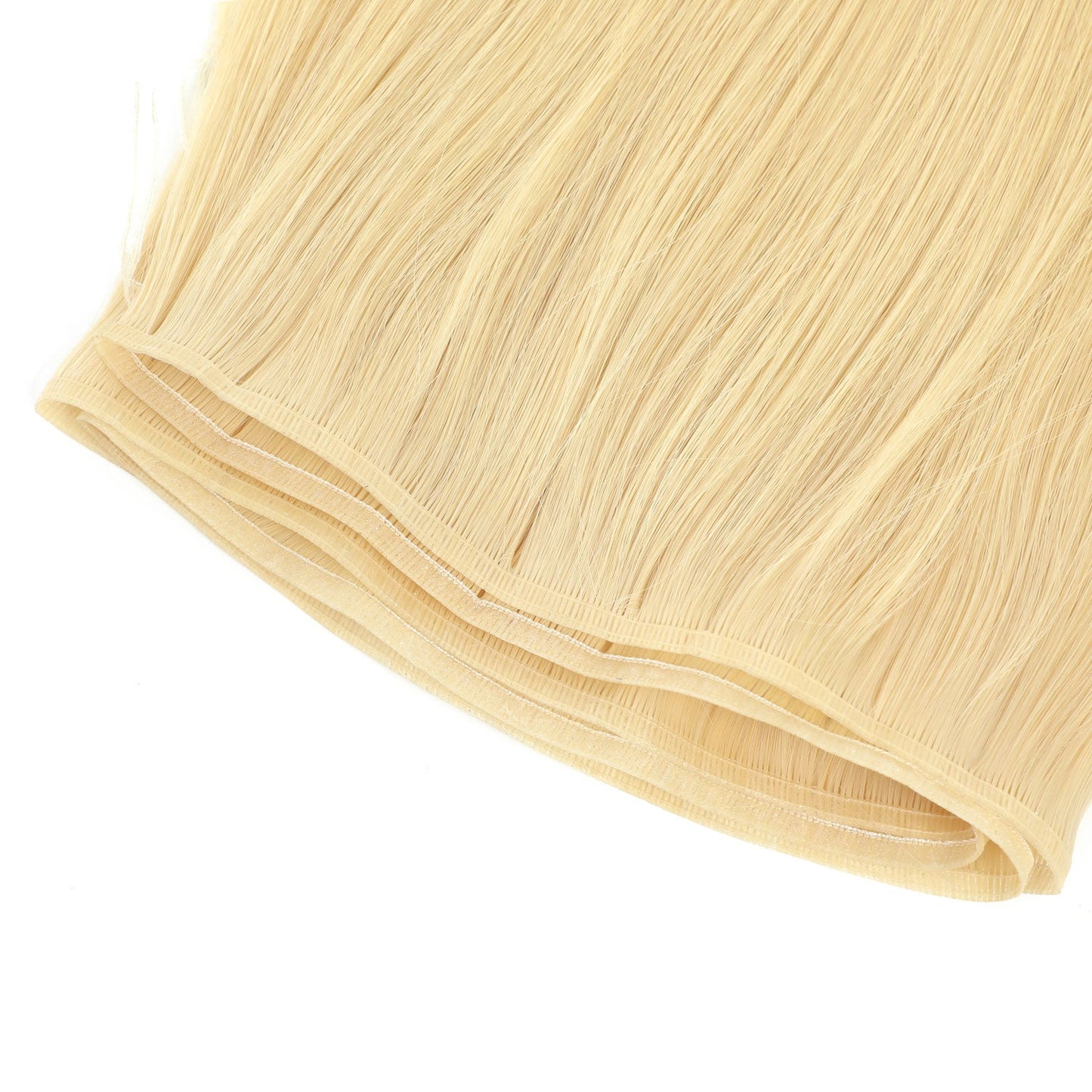 Flat Weft Hair Extensions #60 Platinum Blonde