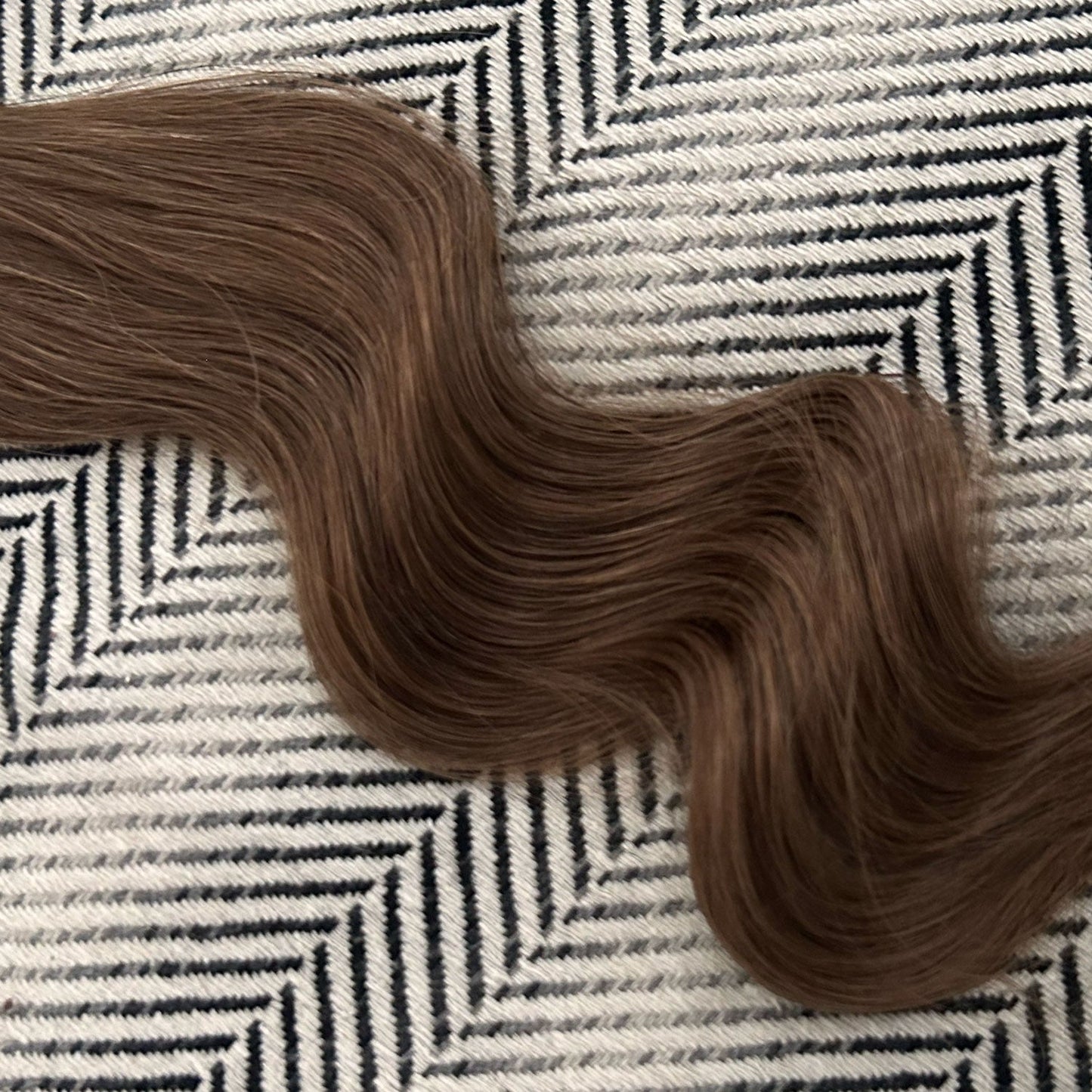 Flat Weft Hair Extensions #8 Cinnamon Brown