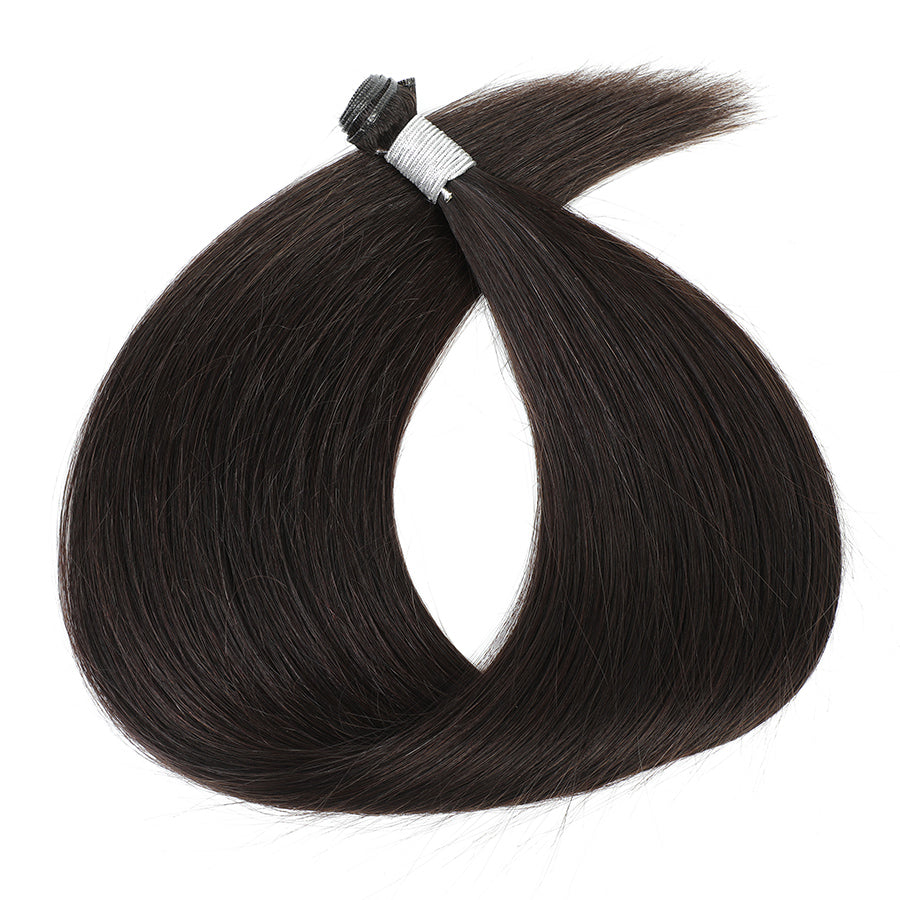 Genius Weft Hair Extensions #1b Natural Black