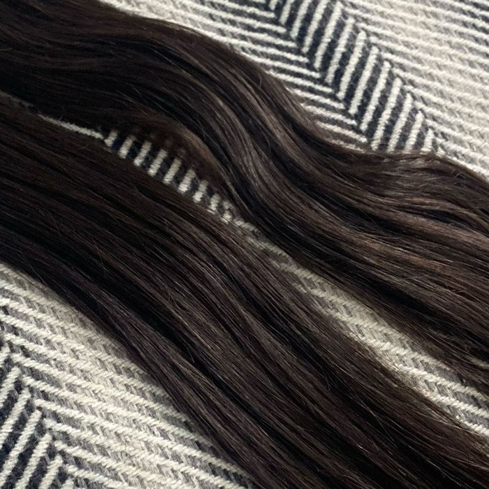 Genius Weft Hair Extensions #1b Natural Black