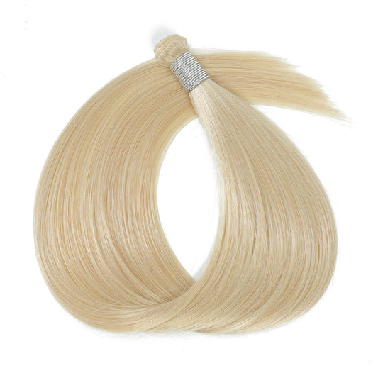 Genius Weft Hair Extensions #60 Platinum Blonde