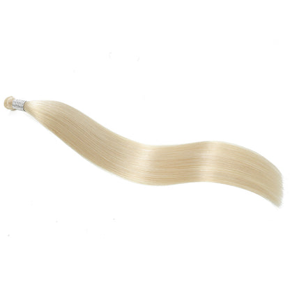 Genius Weft Hair Extensions #60 Platinum Blonde