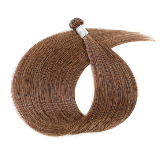 Genius Weft Hair Extensions #6 Medium Brown