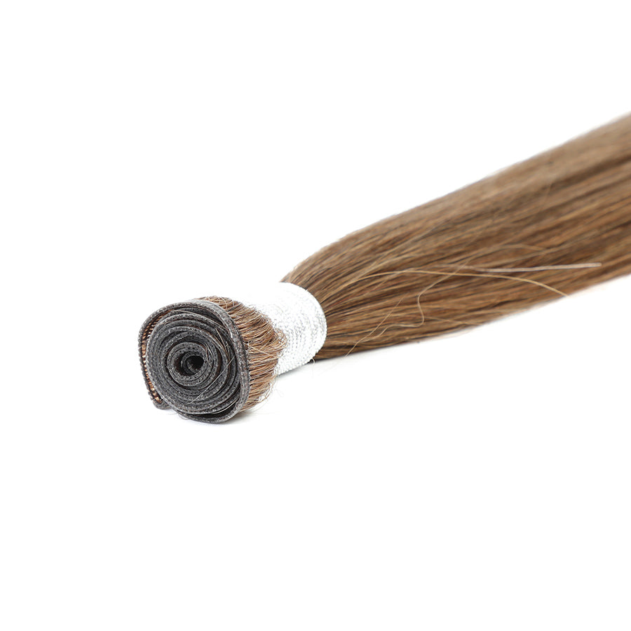 Genius Weft Hair Extensions #8 Cinnamon Brown