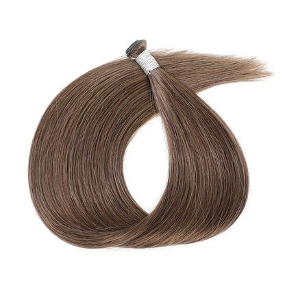 Genius Weft Hair Extensions #8a Ash Brown