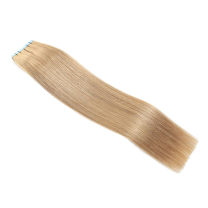 Injected Tape Hair Extensions #16 Natural Blonde Skin Weft