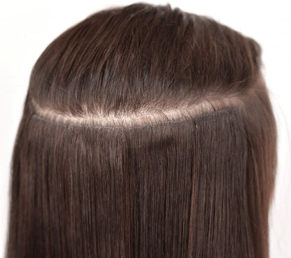 Injected Tape Hair Extensions #18a Ash Blonde Invisi Tape Skin Weft