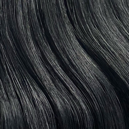 Injected Tape Hair Extensions #1 Jet Black Seamless Tape Hair Extensions