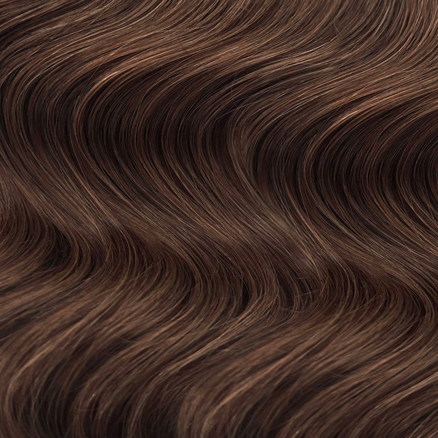 Injected Tape Hair Extensions #4 Chestnut Brown Skin Weft