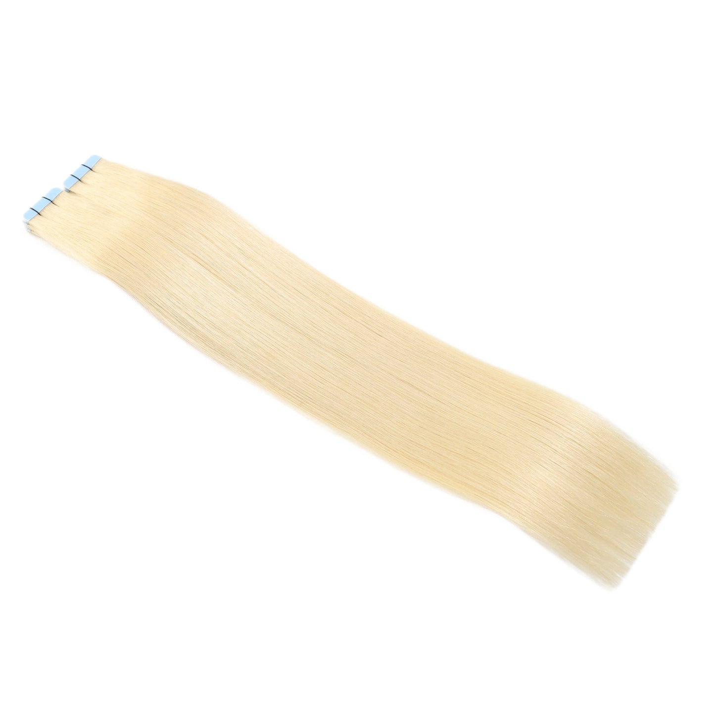 Injected Tape Hair Extensions #613 Bleach Blonde Skin Weft