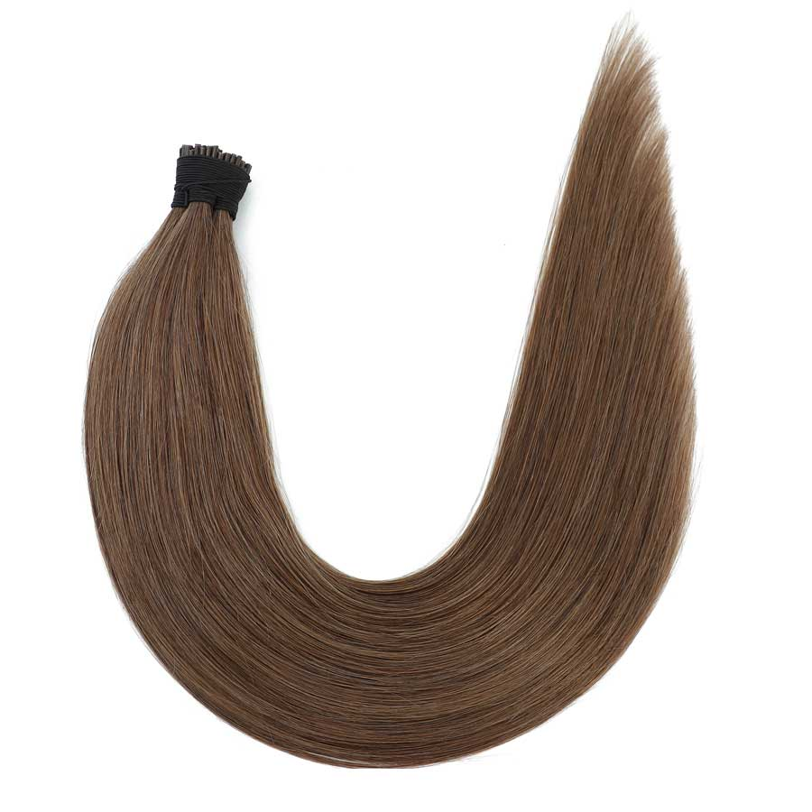 I Tip Hair Extension #8 Cinnamon Brown