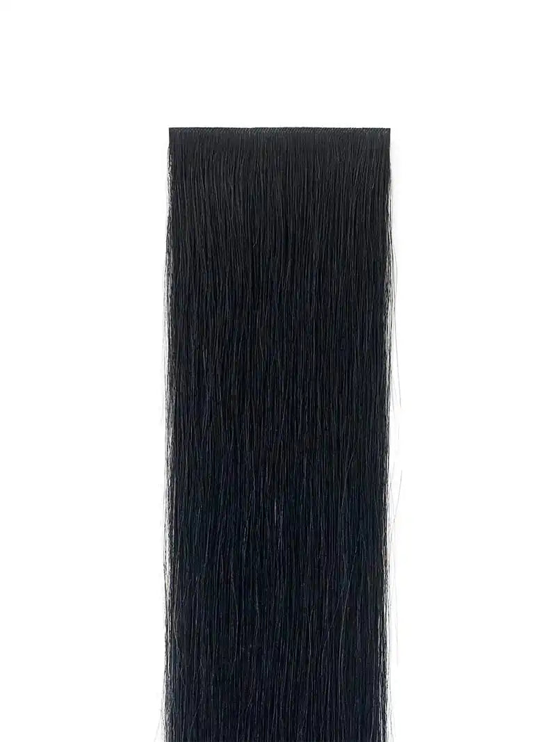 Invisible Clip In Hair Extension 7 Pieces/16 Clips #Jet Black