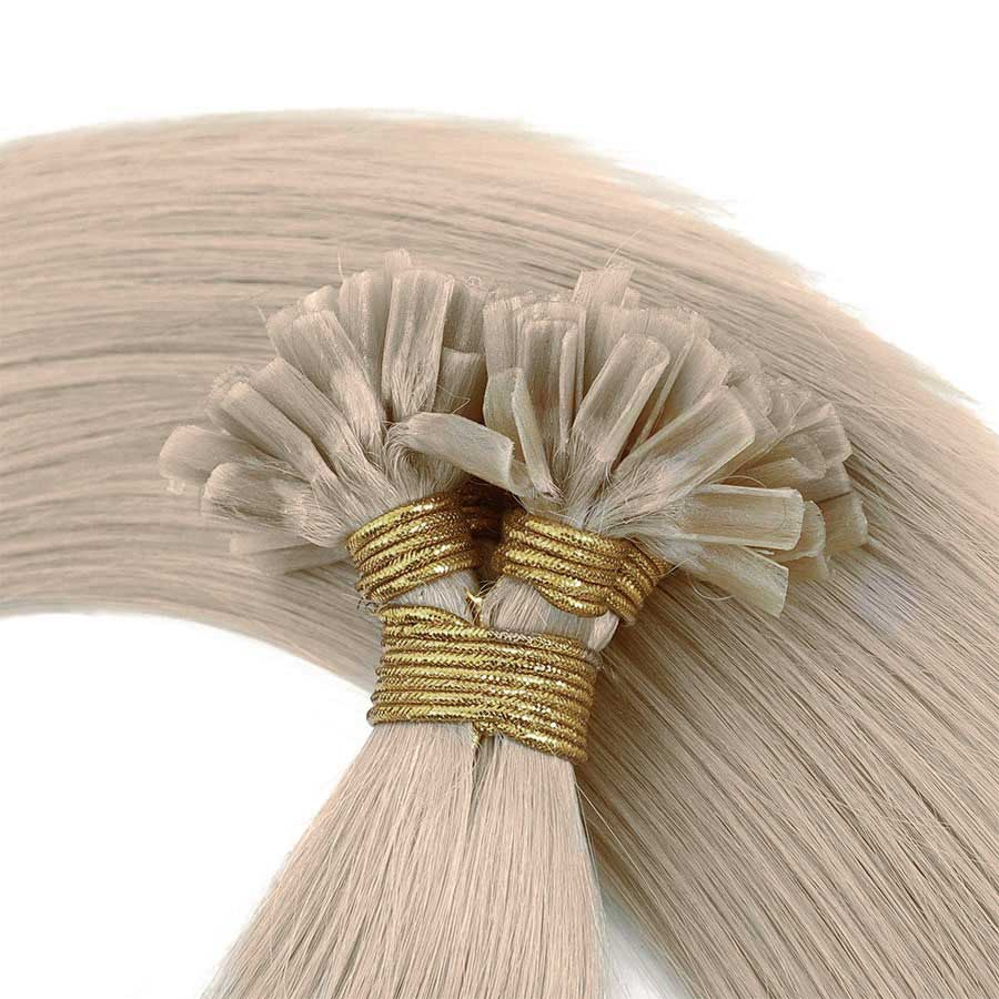 Nail Tip Hair Extension #18a Ash Blonde