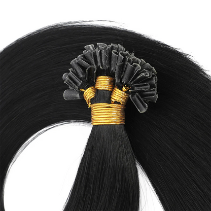 Nail Tip Hair Extension #1 Jet Black