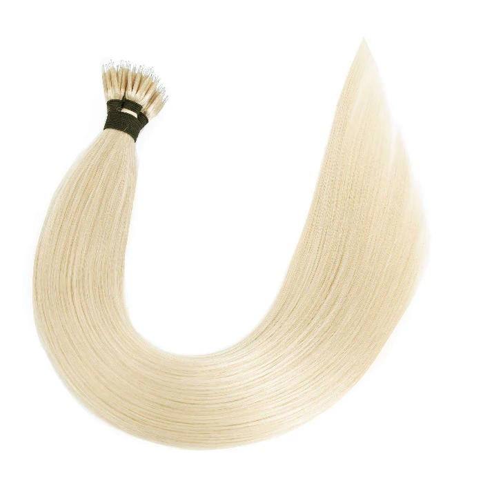 Nano Ring Hair Extensions #60 Platinum Blonde