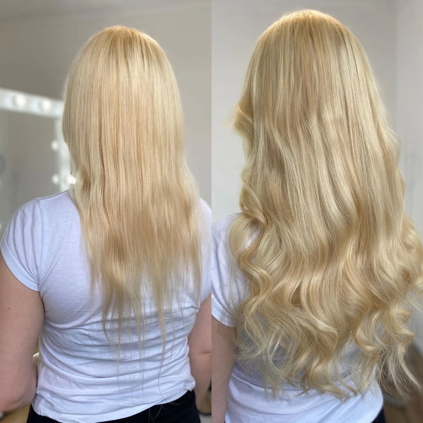 Nano Ring Hair Extensions #613 Bleach Blonde