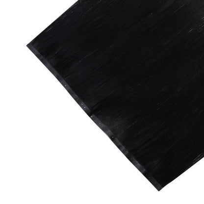 PU Hole Flat Weft Hair Extension #1 Jet Black