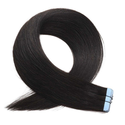 Tape In Hair Extensions #1b Natural Black