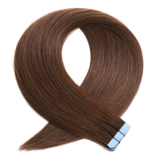 Tape Hair Extensions #4 Chestnut Brown