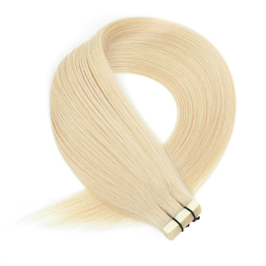 Tape Hair Extensions #60 Platinum Blonde