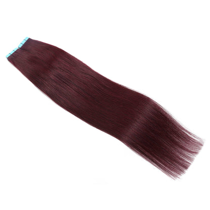 Tape Hair Extensions #99J Burgundy