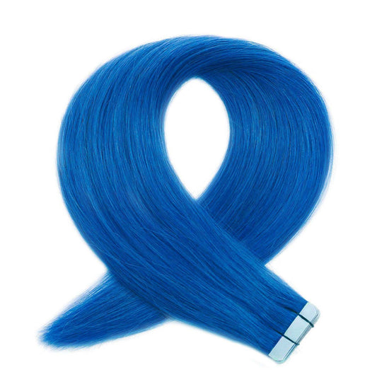 Tape Hair Extensions Blue