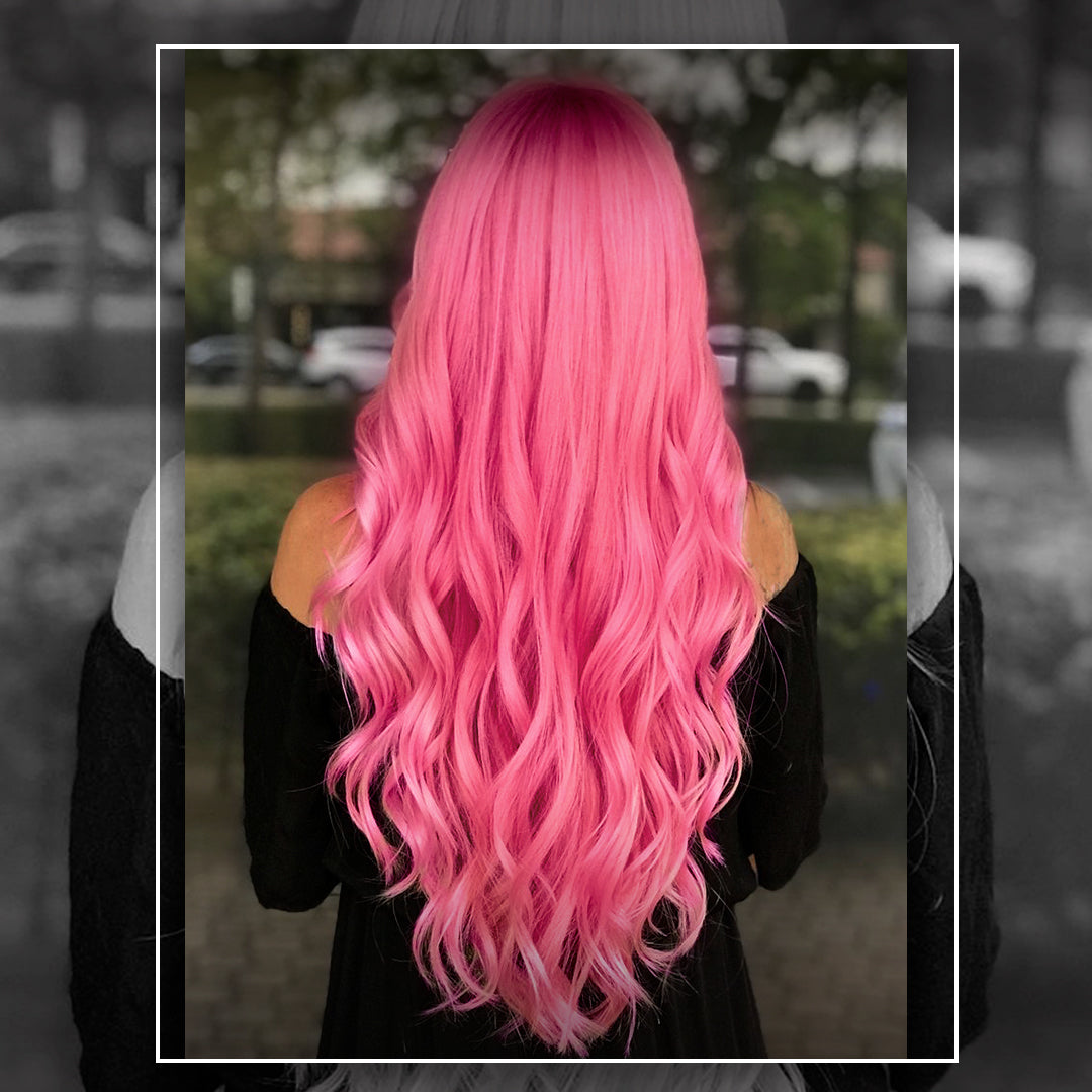 Tape Hair Extensions Pink