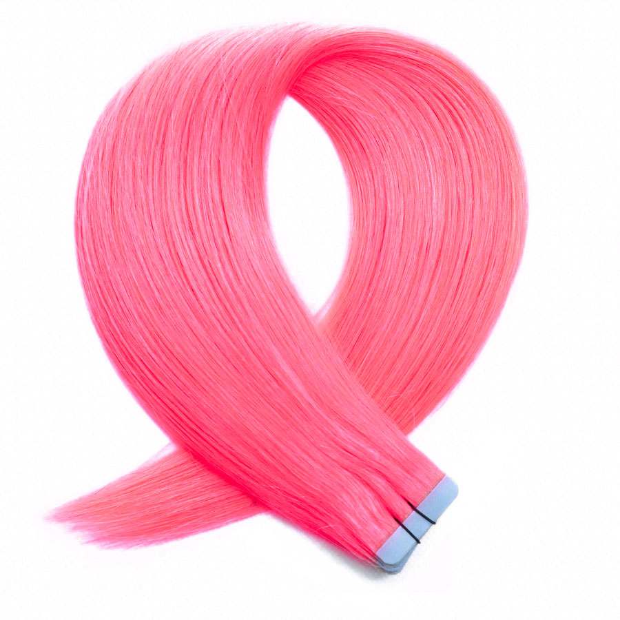 Tape Hair Extensions Pink