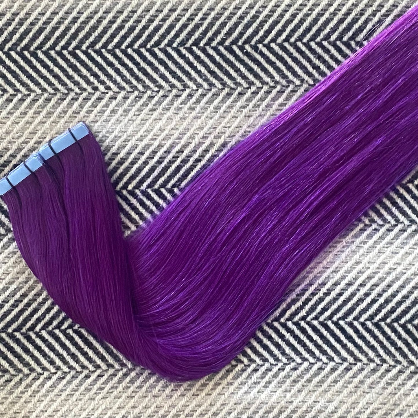 Tape Hair Extensions Purple